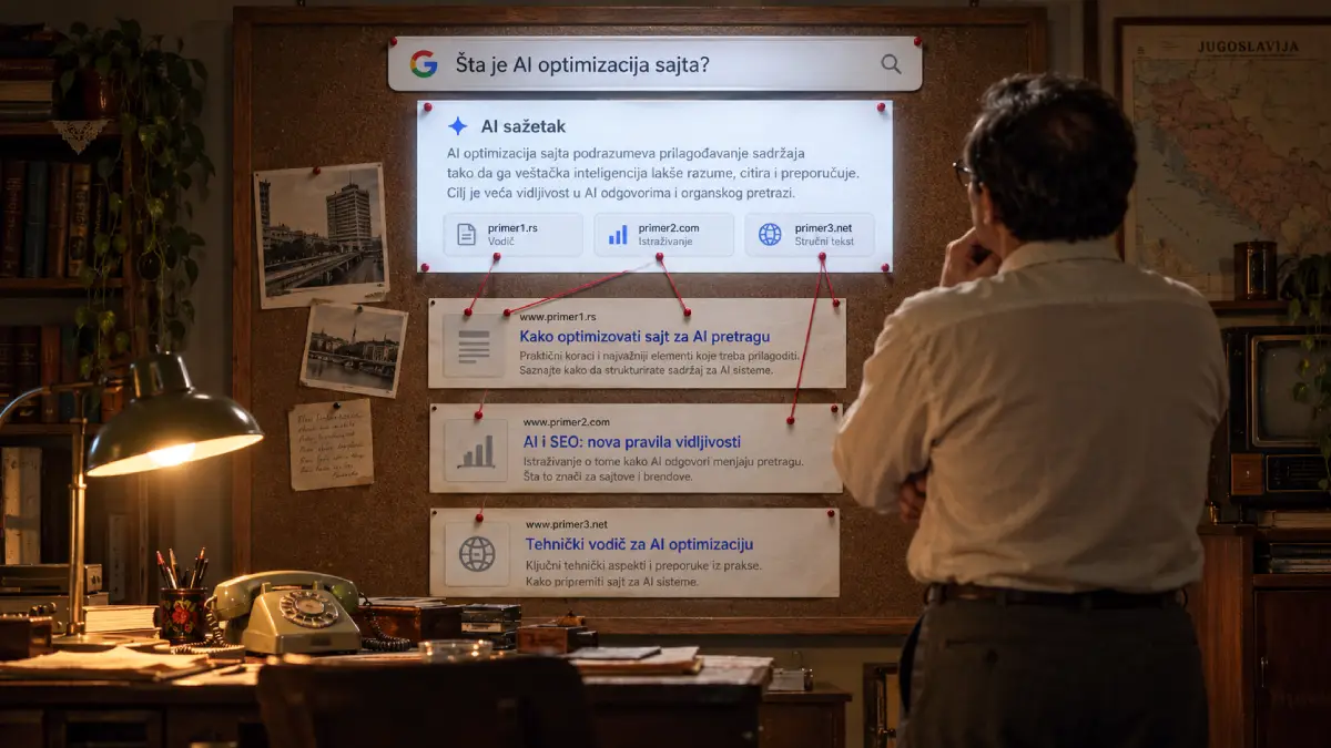 Google ai overviews na srpskom jeziku iznad organskih rezultata