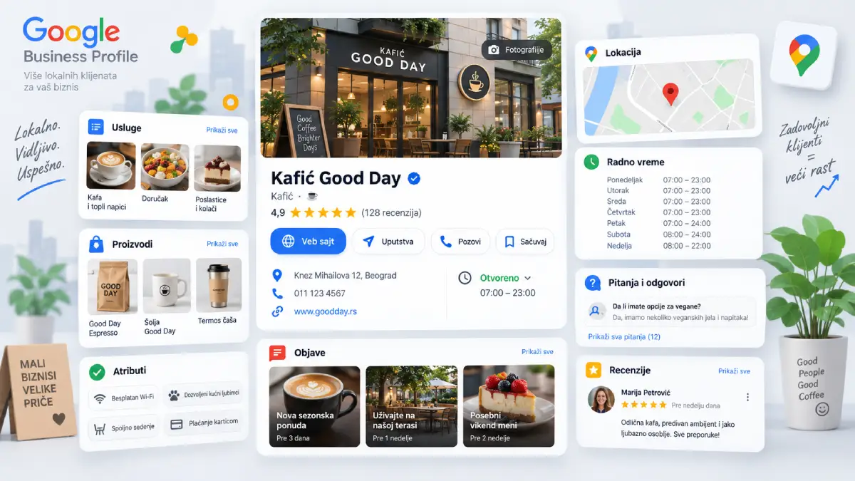 Optimizovan Google Business Profile za lokalni SEO