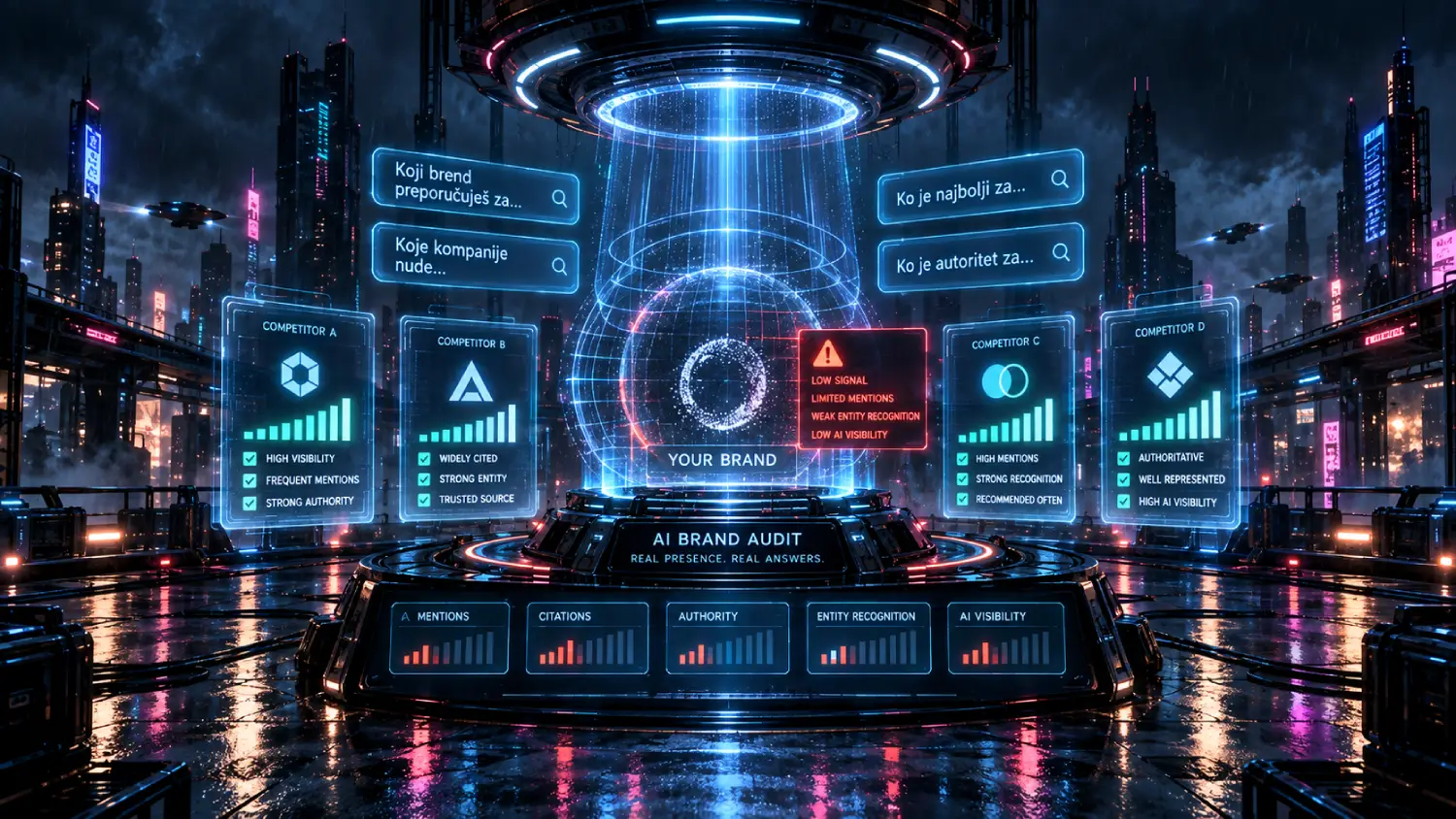 AEO & AI Brand Audit (Analiza vidljivosti brenda)